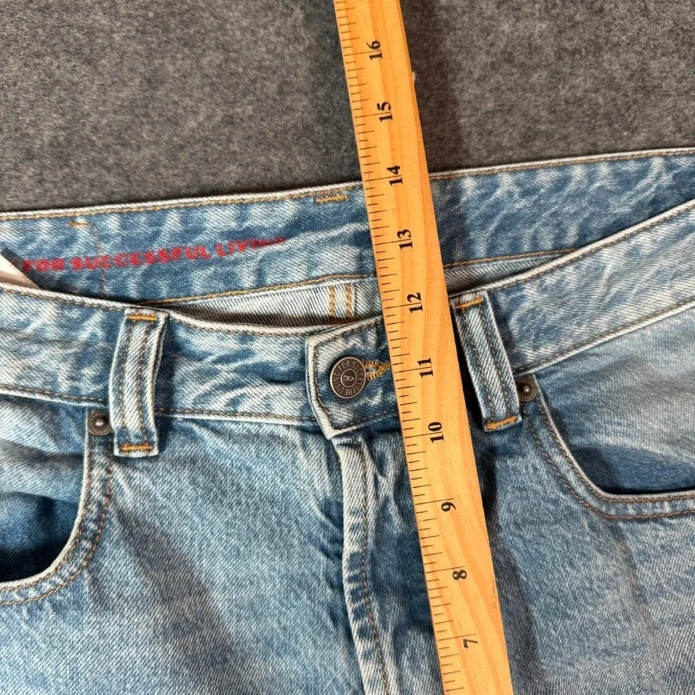 Diesel Industry 2001 Pocket Loose Baggy‎ Leg Jeans Mens Light Wash Denim 33x32